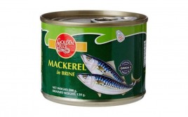 Golden Prize Mackerel in Brine   Tin  200 grams